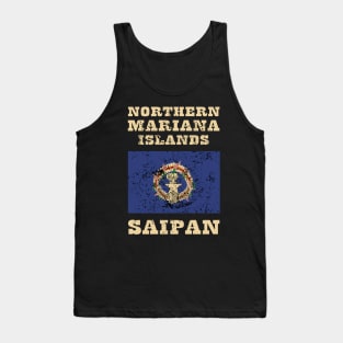 Northern Mariana Islands Country Flag Tank Top